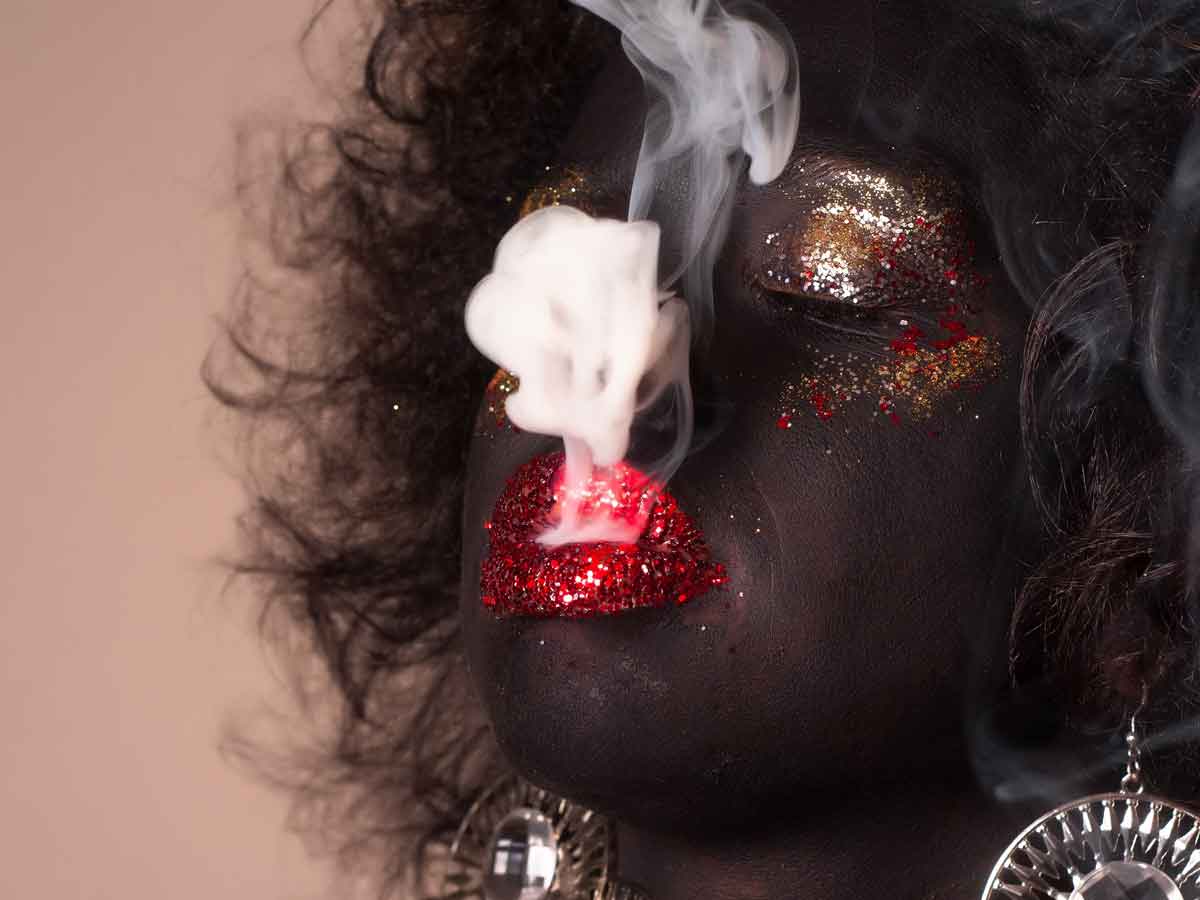 Smoke themed creative photography